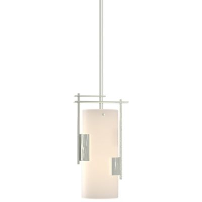 Hubbardton Forge Fullered Impressions Mini Pendant Light - Color: White - S