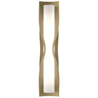 Hubbardton Forge Dune Wall Sconce - Color: Polished - Size: Large - 204795-