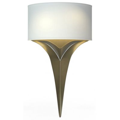 Hubbardton Forge Calla Wall Sconce with Shade - Color: Antique - Size: 2 li