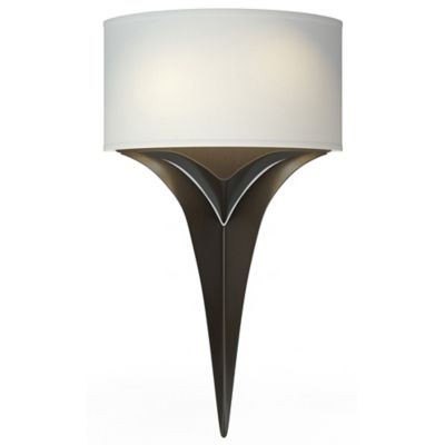 Hubbardton Forge Calla Wall Sconce with Shade - Color: Oil Rubbed - Size: 2