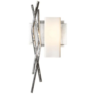 Hubbardton Forge Brindille Vertical Wall Sconce - Color: Beige - Size: 1 li