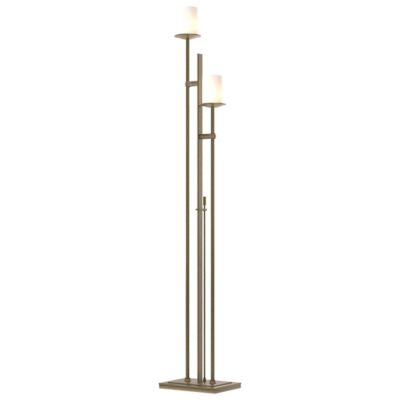 Hubbardton Forge Rook 2-Light Floor Lamp - Color: Antique - Size: 2 light -