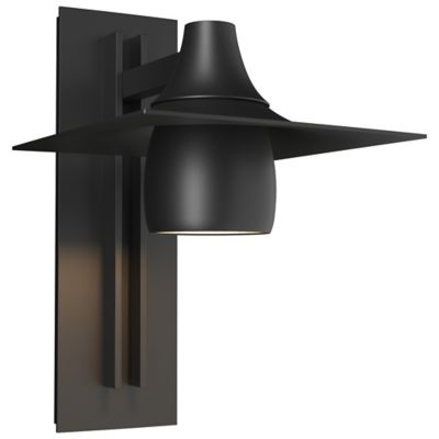 Hubbardton Forge Hood Outdoor Tall Dark Sky Wall Sconce - Color: Bronze - S