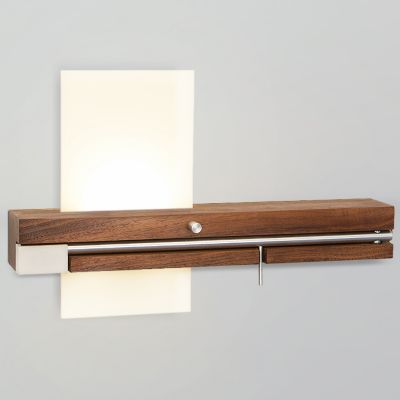 Levo LED Sconce with USB Charger - Color: Brown - Size: 1 light - Cerno 03-120-LH