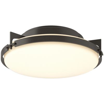 Hubbardton Forge Banded 126745 Semi-Flushmount Light - Color: Bronze - Size