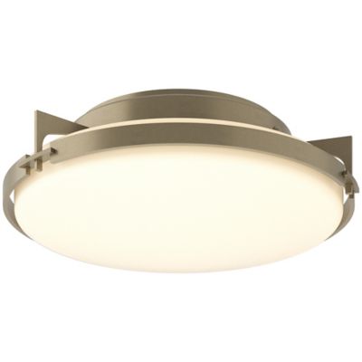 Hubbardton Forge Banded 126745 Semi-Flushmount Light - Color: Gold - Size: 