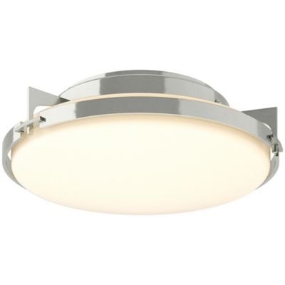 Hubbardton Forge Banded 126745 Semi-Flushmount Light - Color: Silver - Size