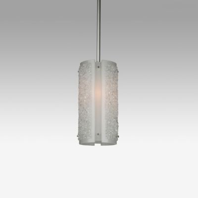 Hammerton Studio Textured Glass Mini Pendant Light - Color: Grey - Size: 1