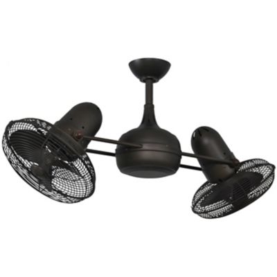 Atlas Fan Company Dagny Dual Rotational Ceiling Fan - Color: Bronze - Blade