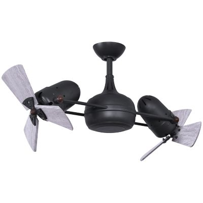 Atlas Fan Company Dagny Dual Rotational Ceiling Fan - Color: Black - Blade 