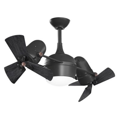 Atlas Fan Company Dagny Dual Rotational Ceiling Fan with LED Light Kit - Co