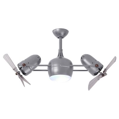 Atlas Fan Company Dagny Dual Rotational Ceiling Fan with LED Light Kit - Co