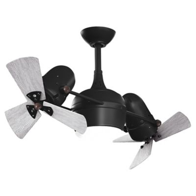 Atlas Fan Company Dagny Dual Rotational Ceiling Fan with LED Light Kit - Co