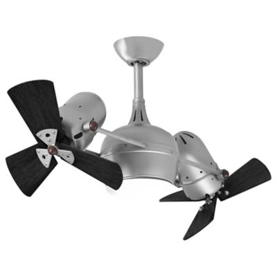 Atlas Fan Company Dagny Dual Rotational Ceiling Fan with LED Light Kit - Co