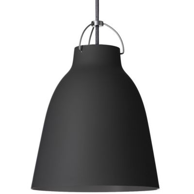 Fritz Hansen (Lightyears) Caravaggio Pendant Light - Color: Black - Size: S