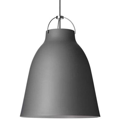 Fritz Hansen (Lightyears) Caravaggio Pendant Light - Color: Grey - Size: La