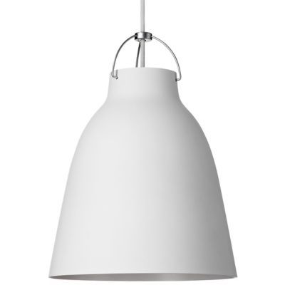 Fritz Hansen (Lightyears) Caravaggio Pendant Light - Color: White - Size: M