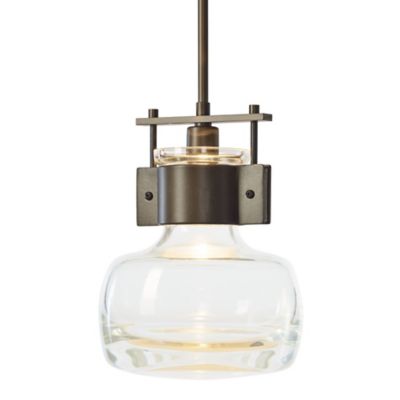 Hubbardton Forge Cuff Mini Pendant Light - Color: Clear - Size: Large - 187