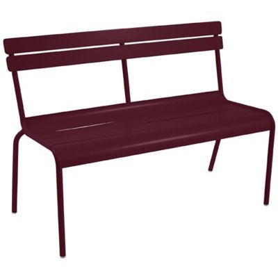 Fermob Luxembourg Stacking Bench - Color: Red - 4115B9