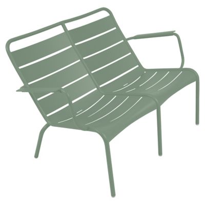 Fermob Luxembourg Stacking Low Armchair Duo - Color: Green - 410582