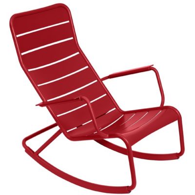 Fermob Luxembourg Rocking Chair - Color: Red - 416667