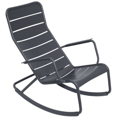 Fermob Luxembourg Rocking Chair - Color: Black - 416647