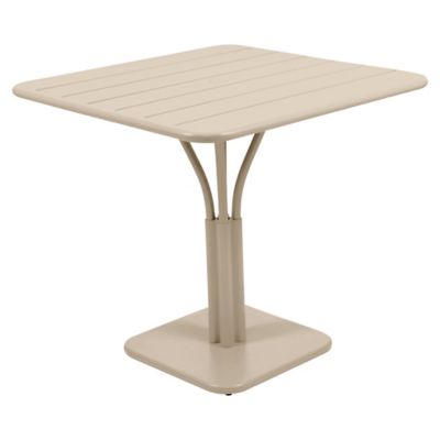 Fermob Luxembourg Square Table - Color: Beige - 413414