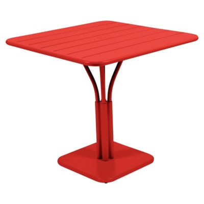 Fermob Luxembourg Square Table - Color: Orange - 413445