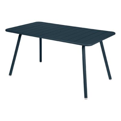 Fermob Luxembourg Rectangle Table - Color: Blue - Size: 56 x 32 In. - 41332