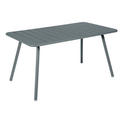 Fermob Luxembourg Rectangle Table - Color: Grey - Size: 56 x 32 In. - 41332