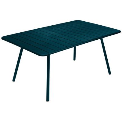 Fermob Luxembourg Rectangle Table - Color: Blue - Size: 65 x 39 In. - 41362