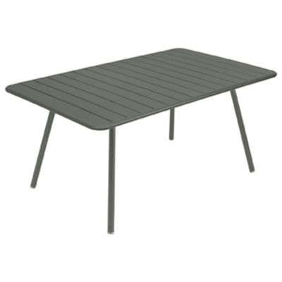 Fermob Luxembourg Rectangle Table - Color: Green - Size: 65 x 39 In. - 4136