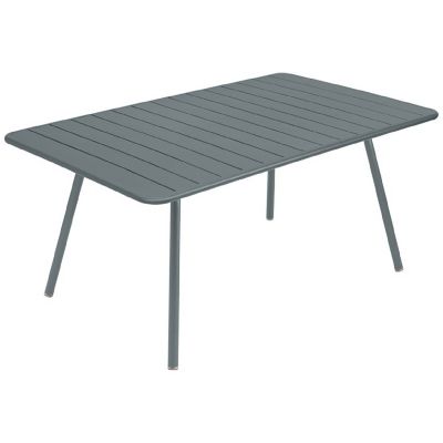 Fermob Luxembourg Rectangle Table - Color: Grey - Size: 65 x 39 In. - 41362