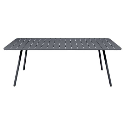 Fermob Luxembourg Rectangle Table - Color: Black - Size: 81 x 39 In. - 4132