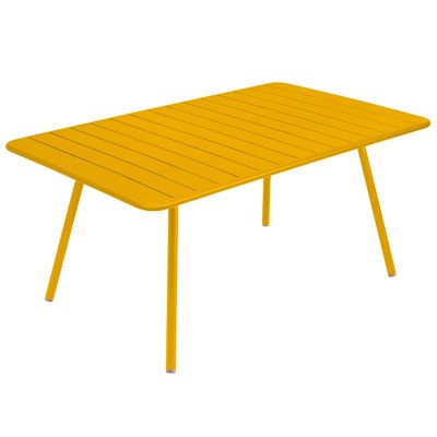 Fermob Luxembourg Rectangle Table - Color: Yellow - Size: 65 x 39 In. - 413