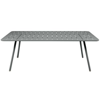 Fermob Luxembourg Rectangle Table - Color: Grey - Size: 81 x 39 In. - 4132C