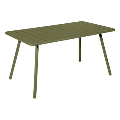 Fermob Luxembourg Rectangle Table - Color: Green - Size: 56 x 32 In. - 4133