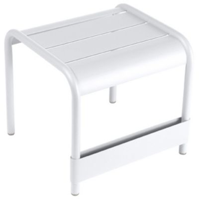 Fermob Luxembourg Small Low Table/Ottoman - Color: White - 416001