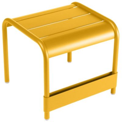 Fermob Luxembourg Small Low Table/Ottoman - Color: Yellow - 4160C6