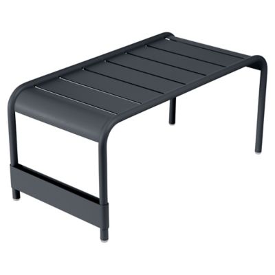 Fermob Luxembourg Large Low Table/Garden Bench - Color: Black - 416147