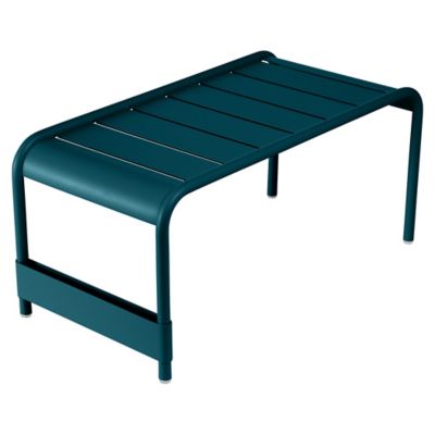 Fermob Luxembourg Large Low Table/Garden Bench - Color: Blue - 416121