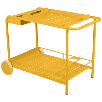 FRM2408791 Fermob Luxembourg Outdoor Bar Trolley - Color: Yel sku FRM2408791