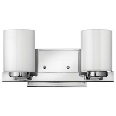 Hinkley Miley Vanity Light - Color: Silver - Size: 2 light - 5052CM-LED