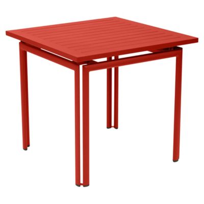 Fermob Costa Square Table - Color: Orange - 814345