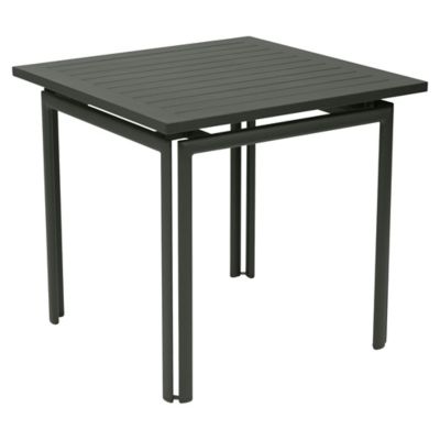 Fermob Costa Square Table - Color: Black - 814348