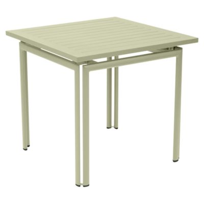 Fermob Costa Square Table - Color: Green - 814365