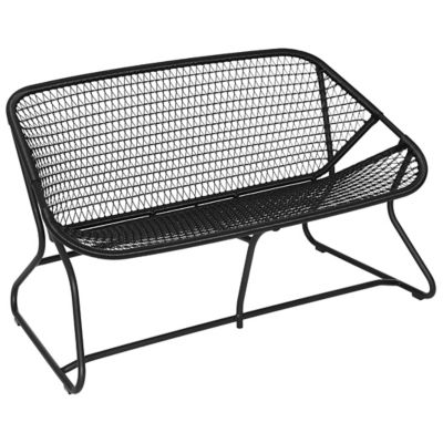 Fermob Sixties Bench - Color: Black - 170542