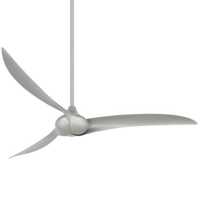 Minka Aire Wave Ceiling Fan - Color: Silver - Number of Blades: 3 - Blade C