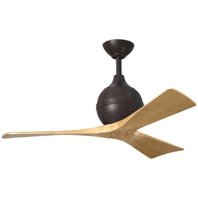 Atlas Fan Company Irene 3-Blade Ceiling Fan - Color: Bronze - Blade Color: 