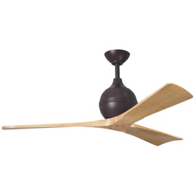 Atlas Fan Company Irene 3-Blade Ceiling Fan - Color: Bronze - Blade Color: 